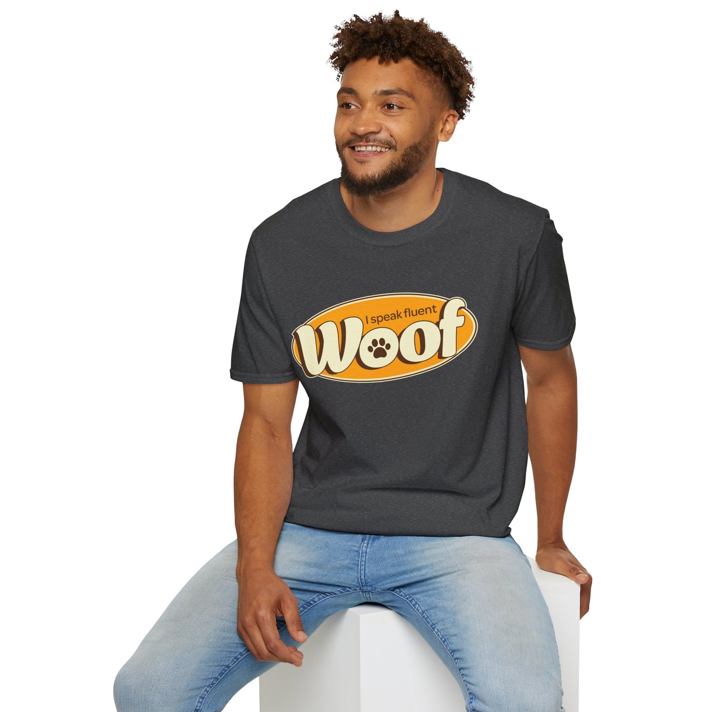 I Speak Fluent WOOF | Unisex Softstyle T-Shirt