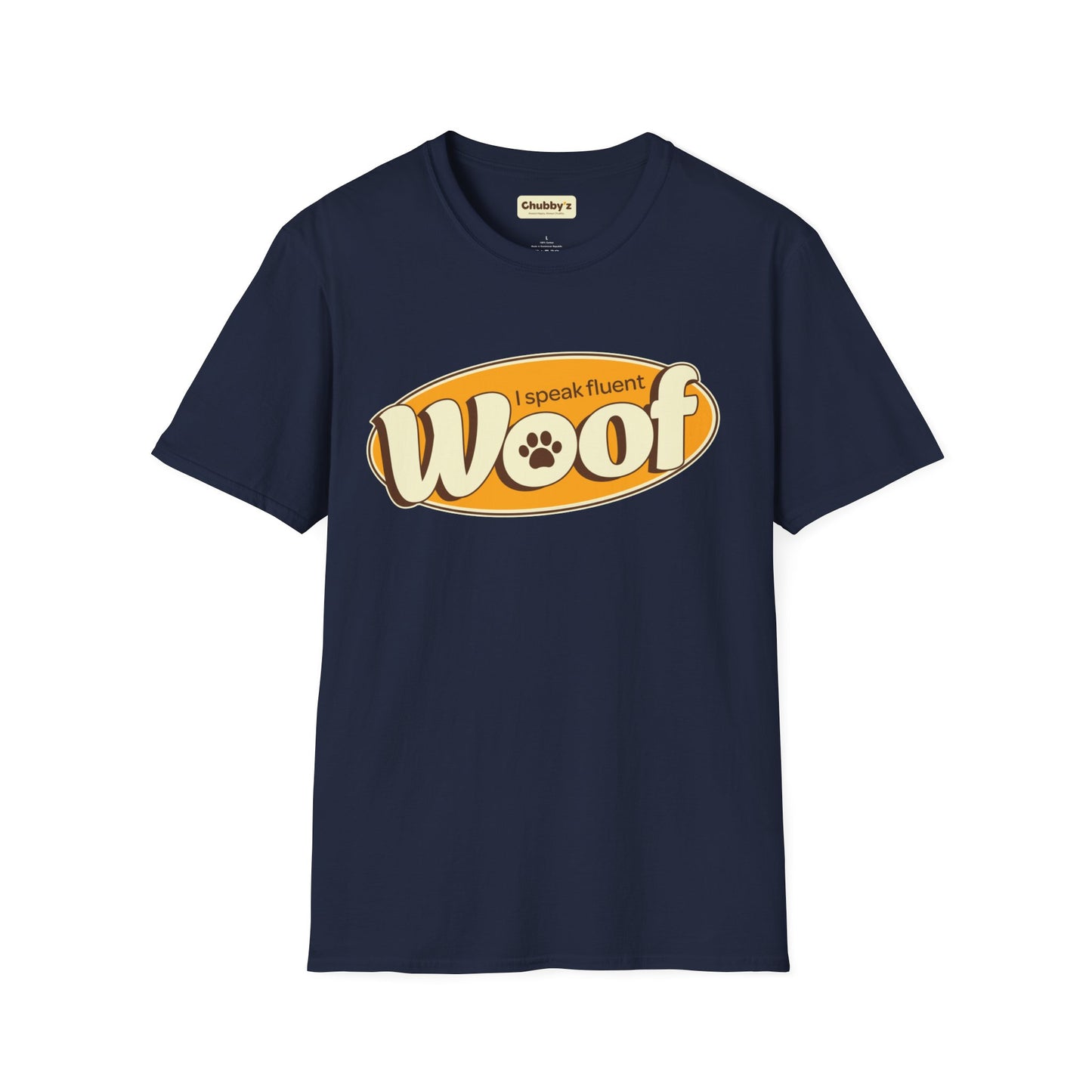 I Speak Fluent WOOF | Unisex Softstyle T-Shirt