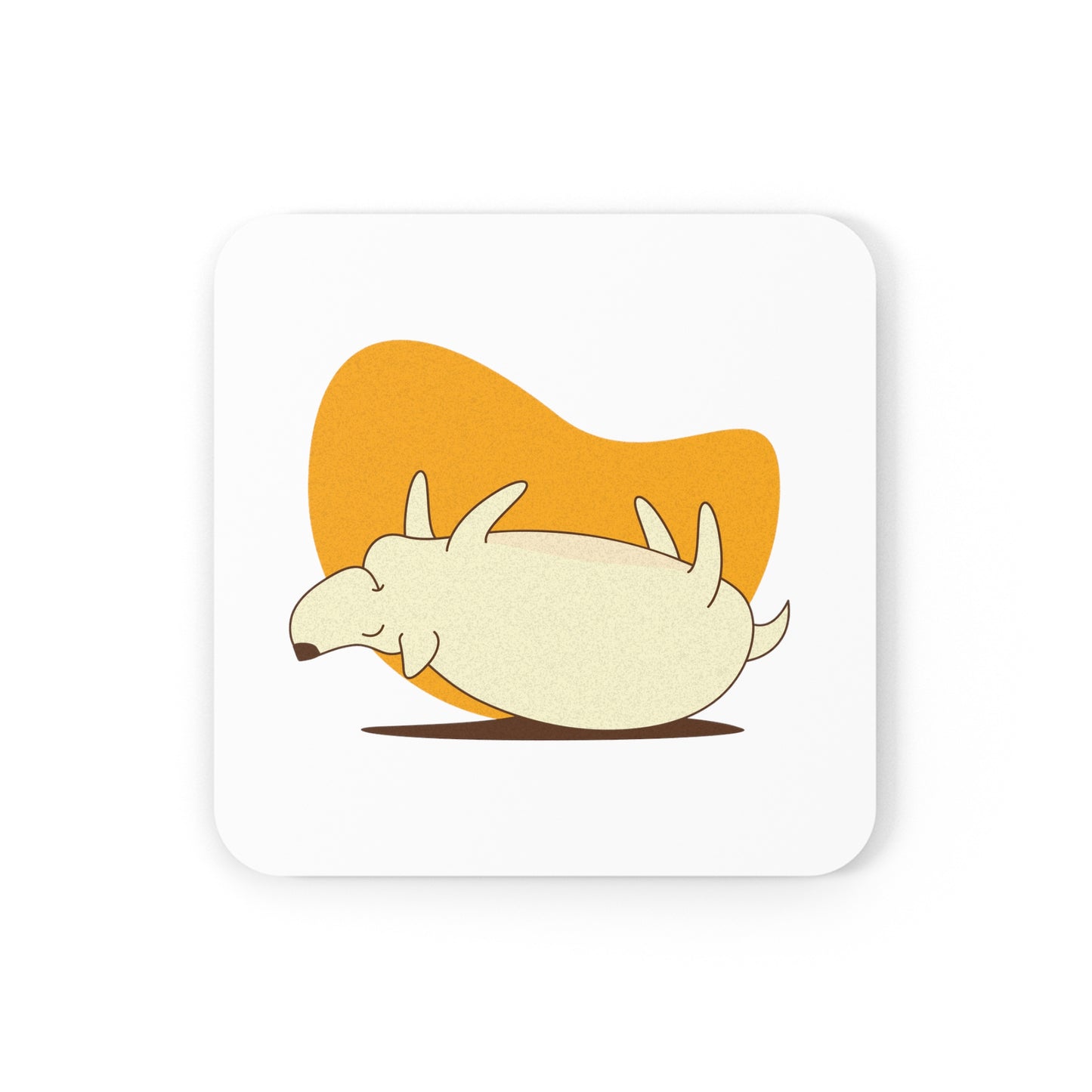 Cuddly Chubby | Cork Back Coaster