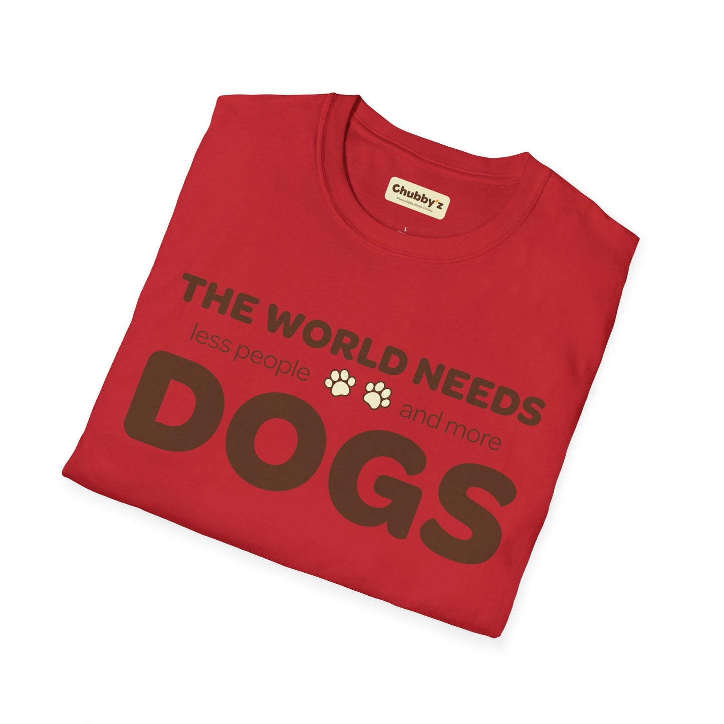 The world need more dogs | Unisex Softstyle T-Shirt