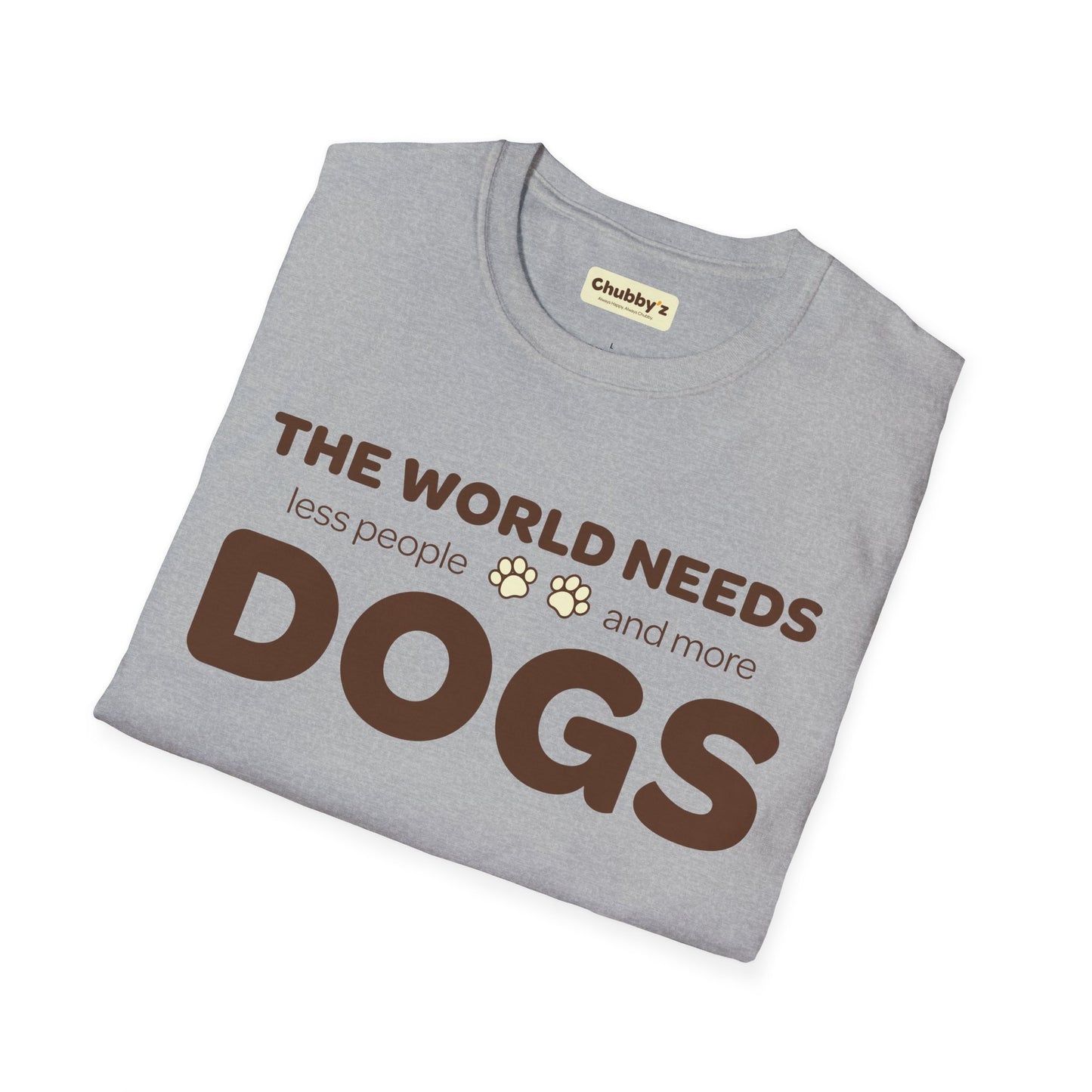 The world need more dogs | Unisex Softstyle T-Shirt