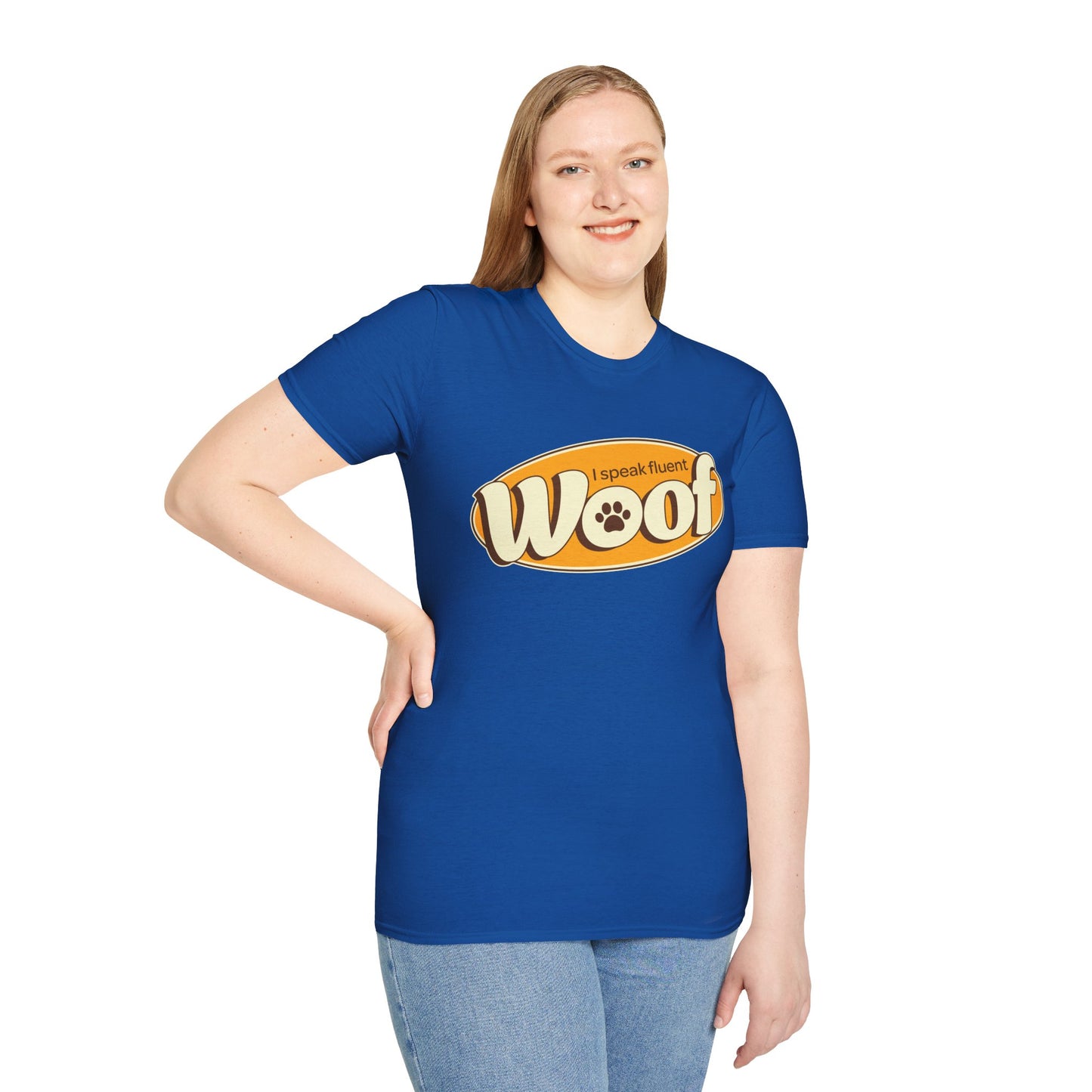 I Speak Fluent WOOF | Unisex Softstyle T-Shirt