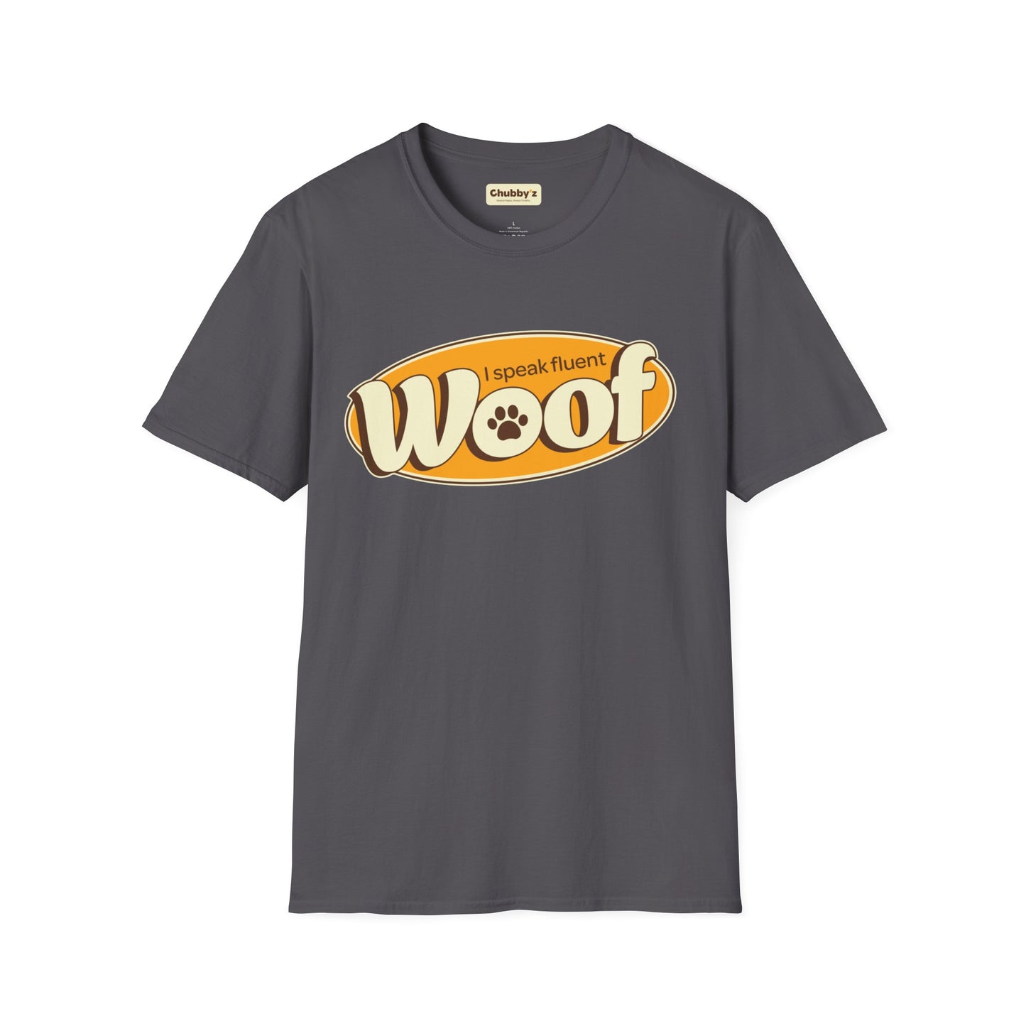 I Speak Fluent WOOF | Unisex Softstyle T-Shirt