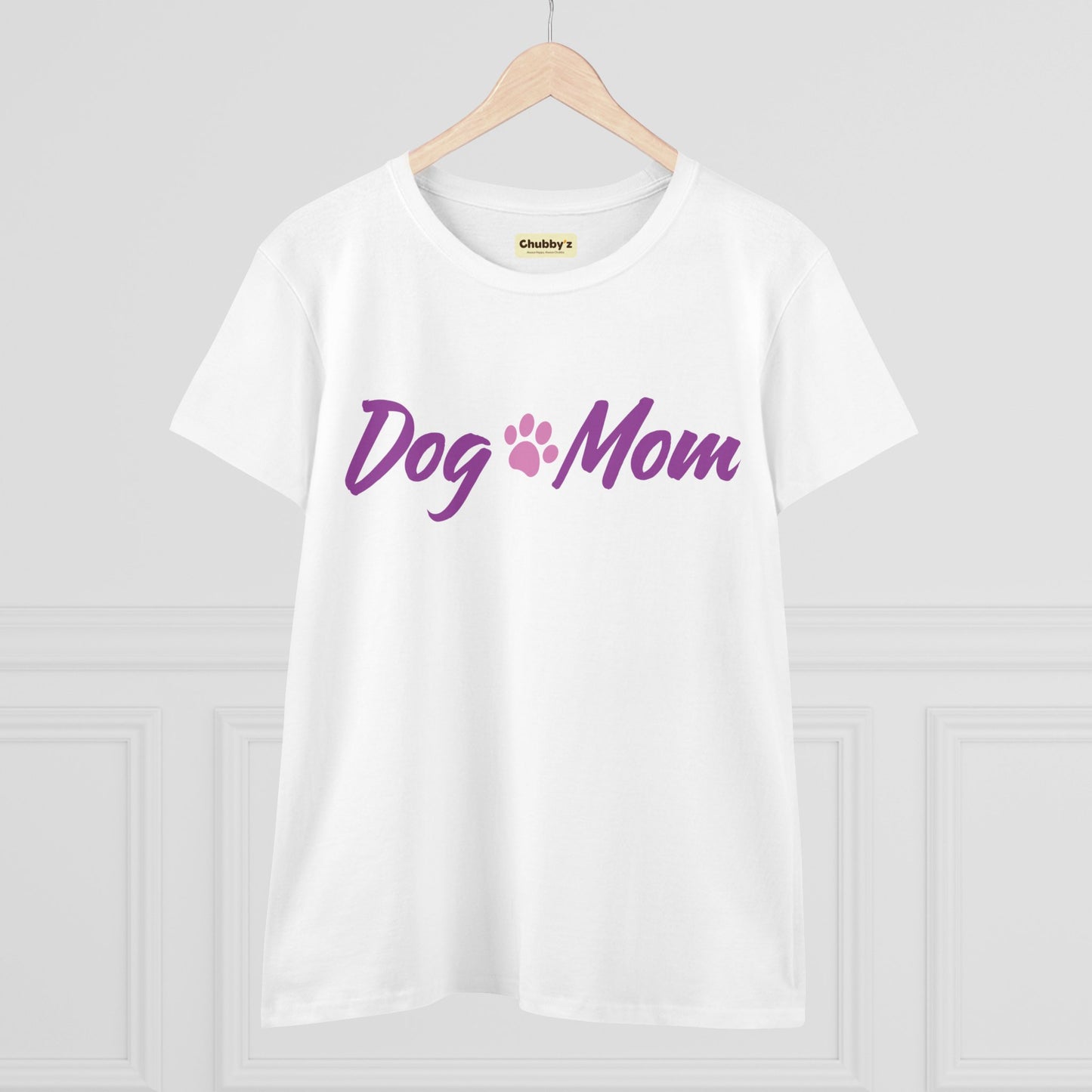 Dog Mom | Women's Midweight Cotton Tee