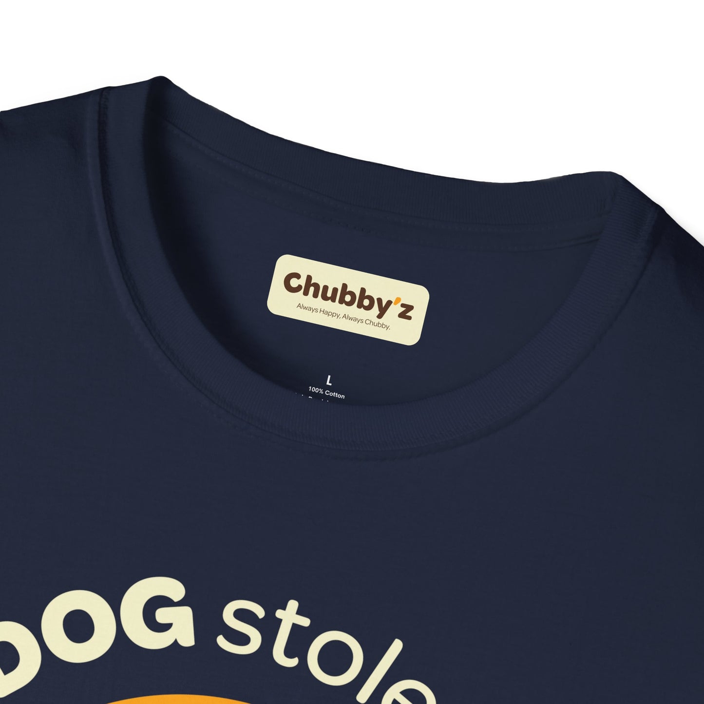My dog stole my heart and my snacks | Unisex Softstyle T-Shirt