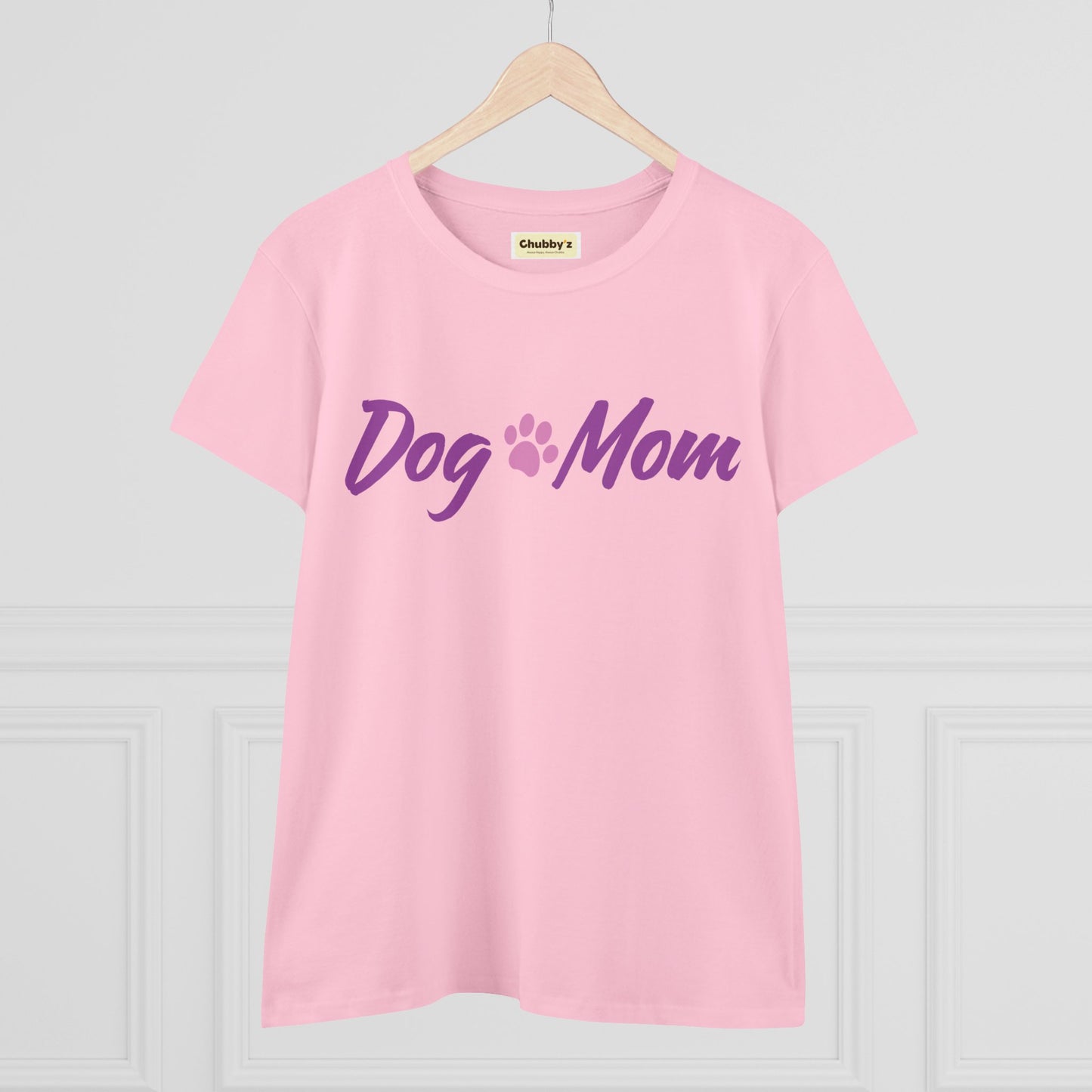 Dog Mom | Women's Midweight Cotton Tee