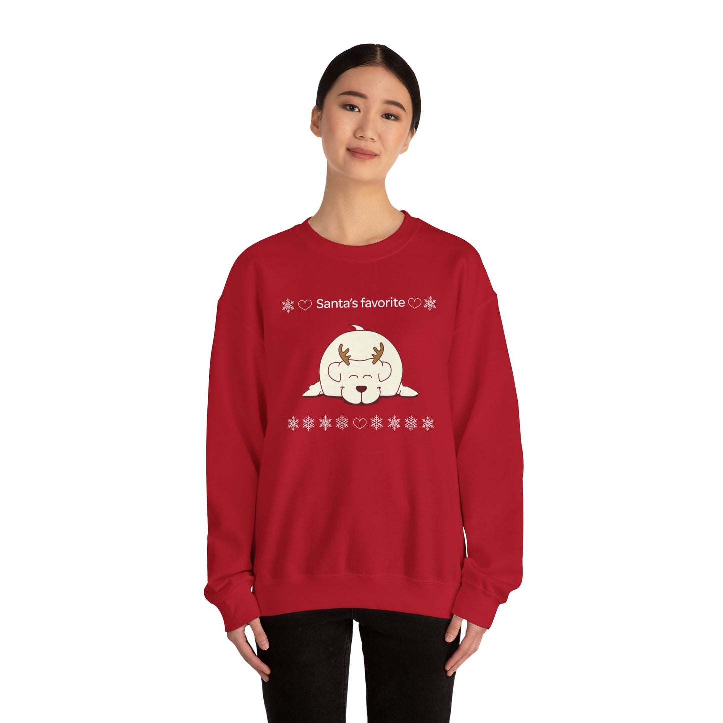 Santa's Favorite Sweatshirt | Front view
