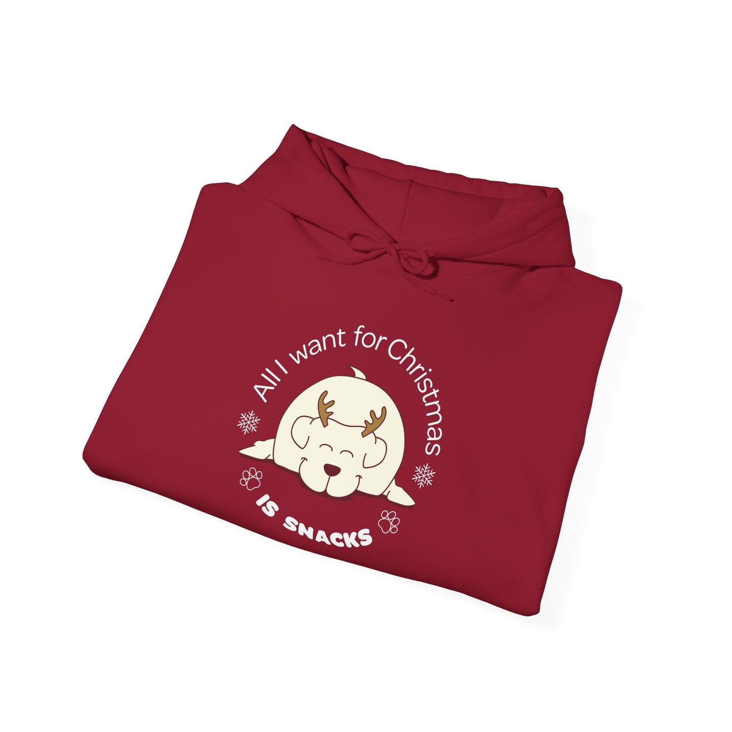 All I want for Christmas is Snacks - Unisex Hooded Sweatshirt