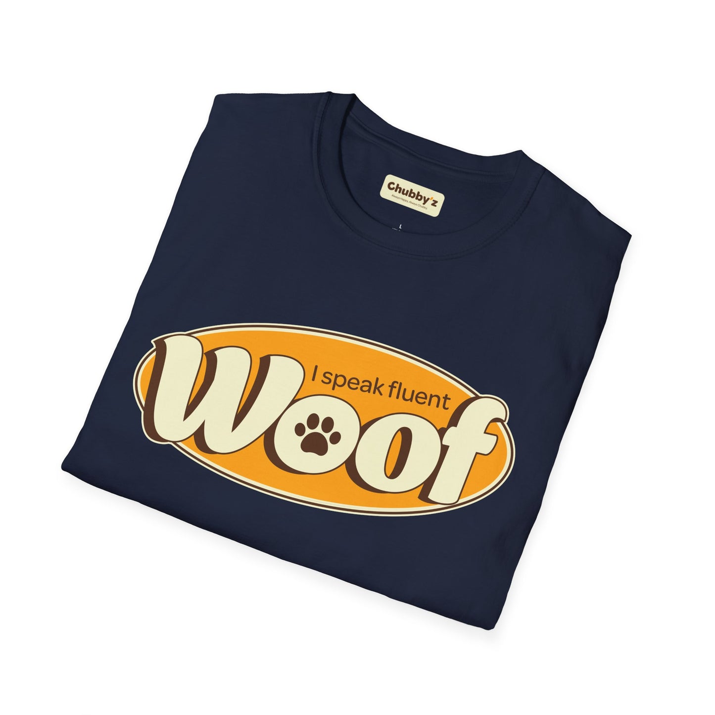 I Speak Fluent WOOF | Unisex Softstyle T-Shirt