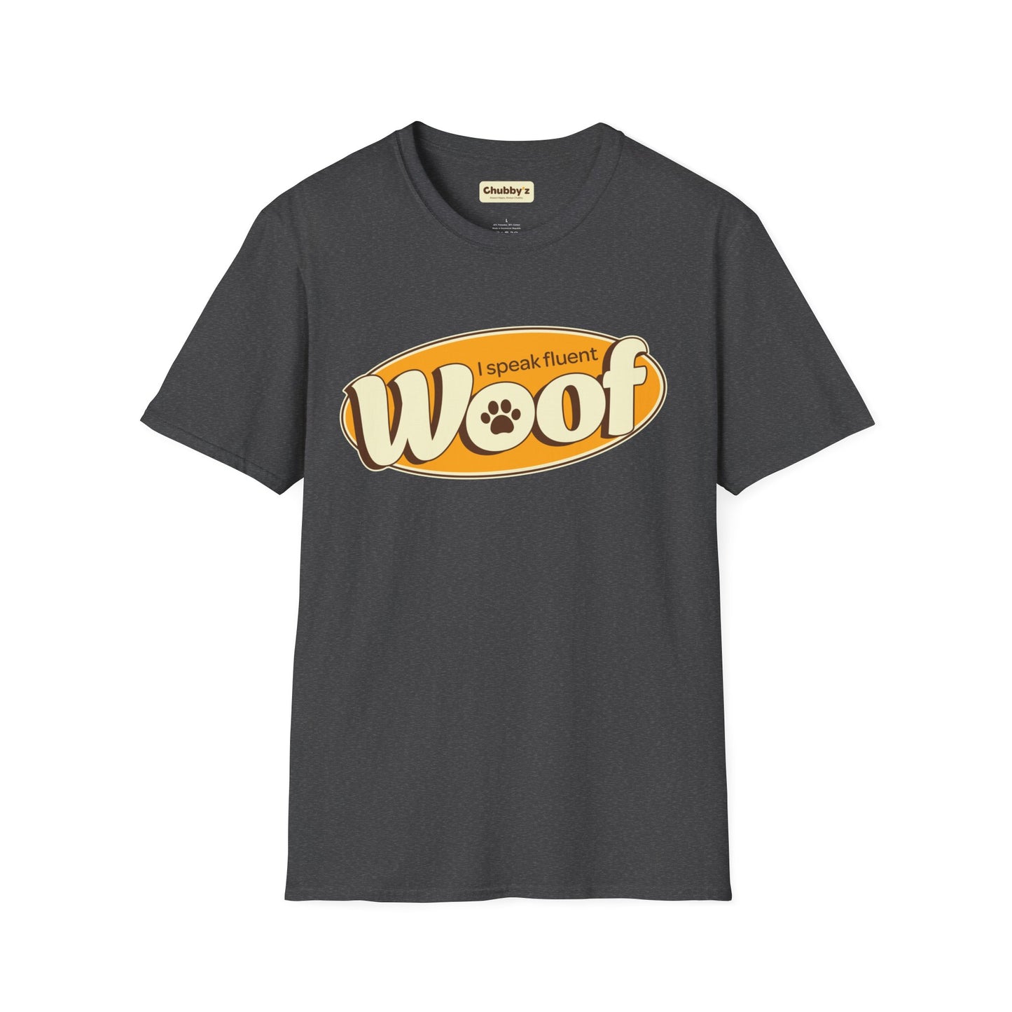 I Speak Fluent WOOF | Unisex Softstyle T-Shirt