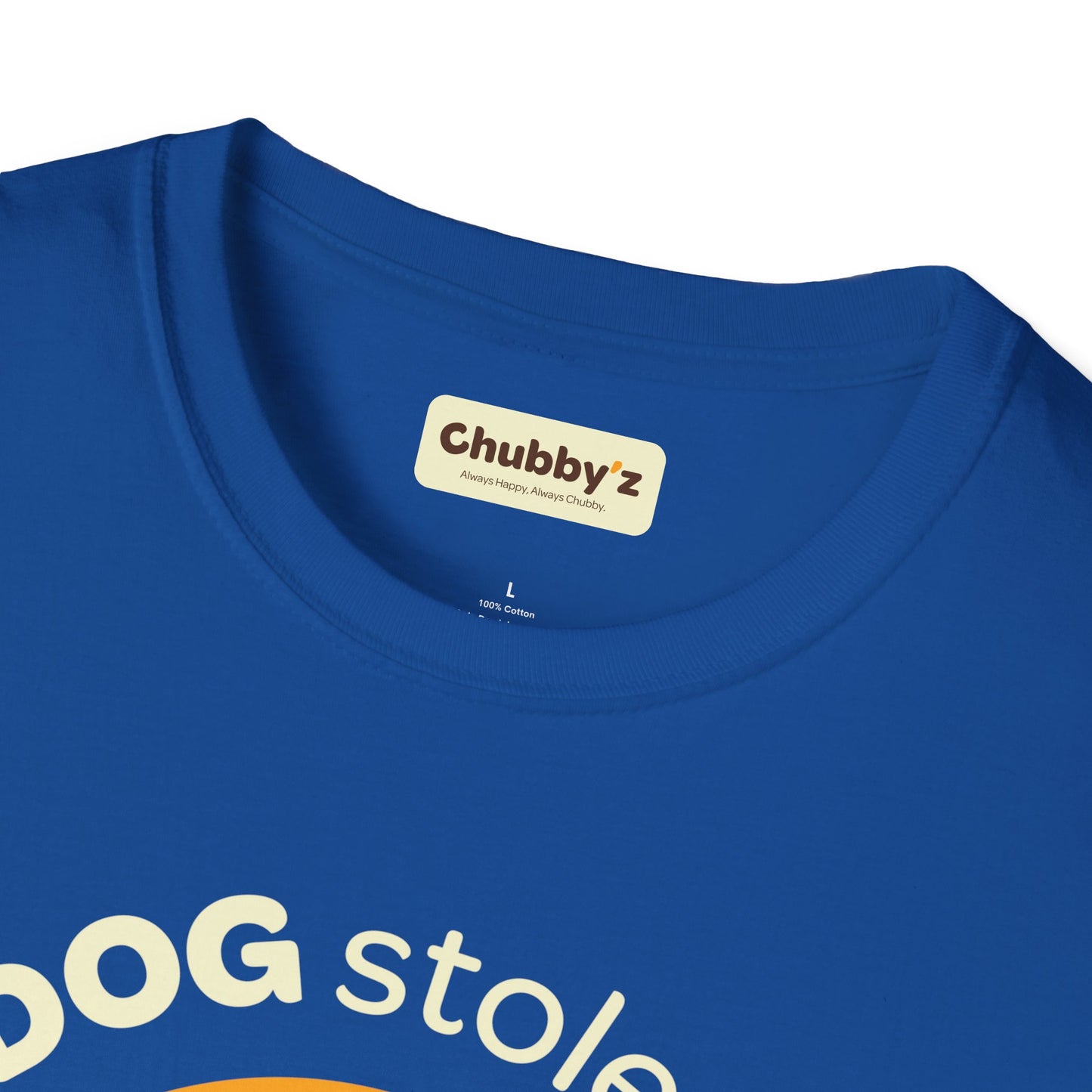 My dog stole my heart and my snacks | Unisex Softstyle T-Shirt