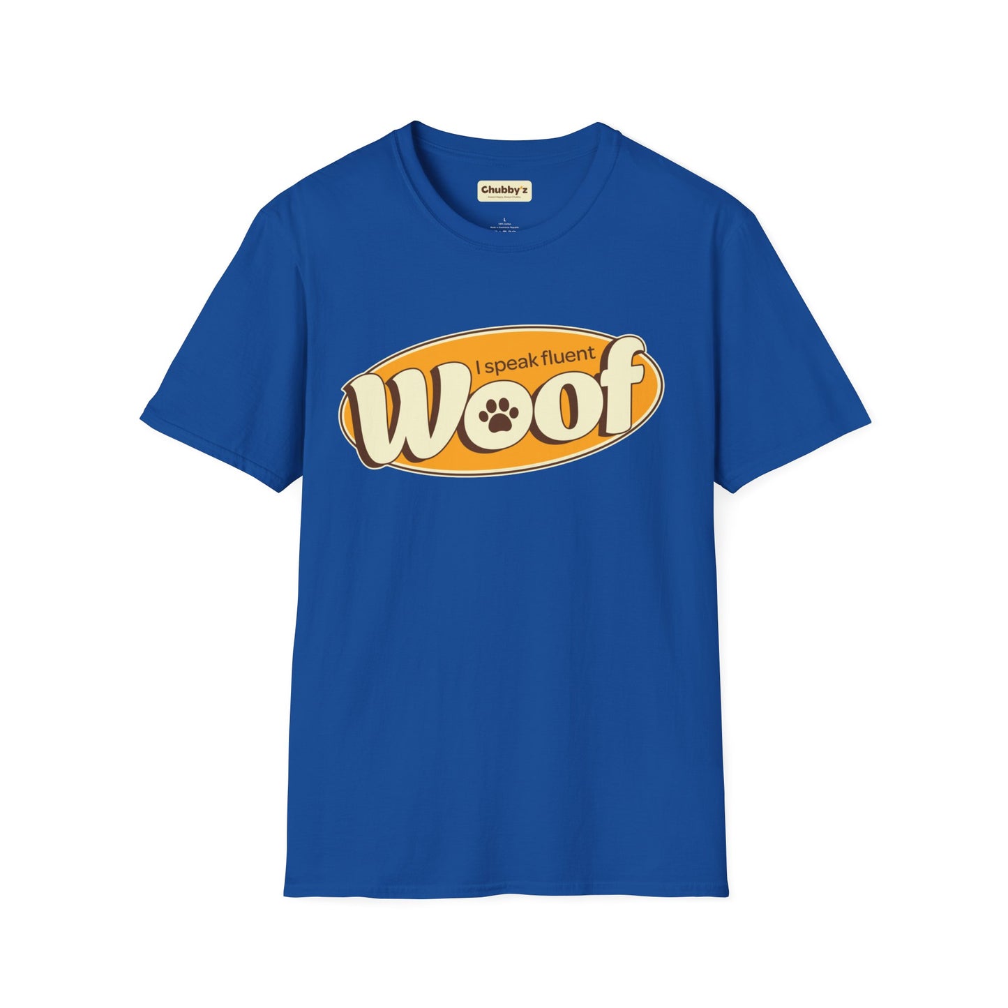 I Speak Fluent WOOF | Unisex Softstyle T-Shirt