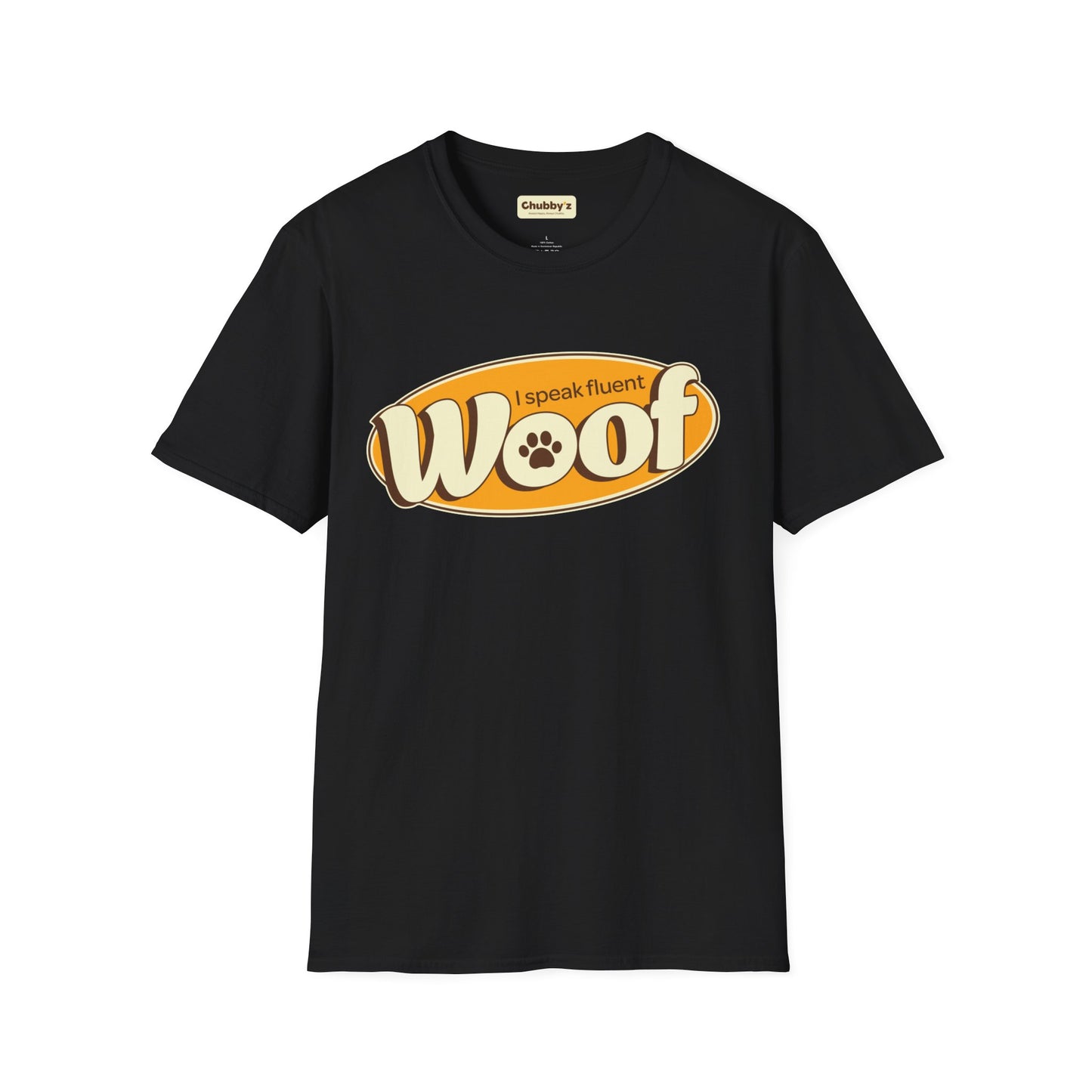 I Speak Fluent WOOF | Unisex Softstyle T-Shirt