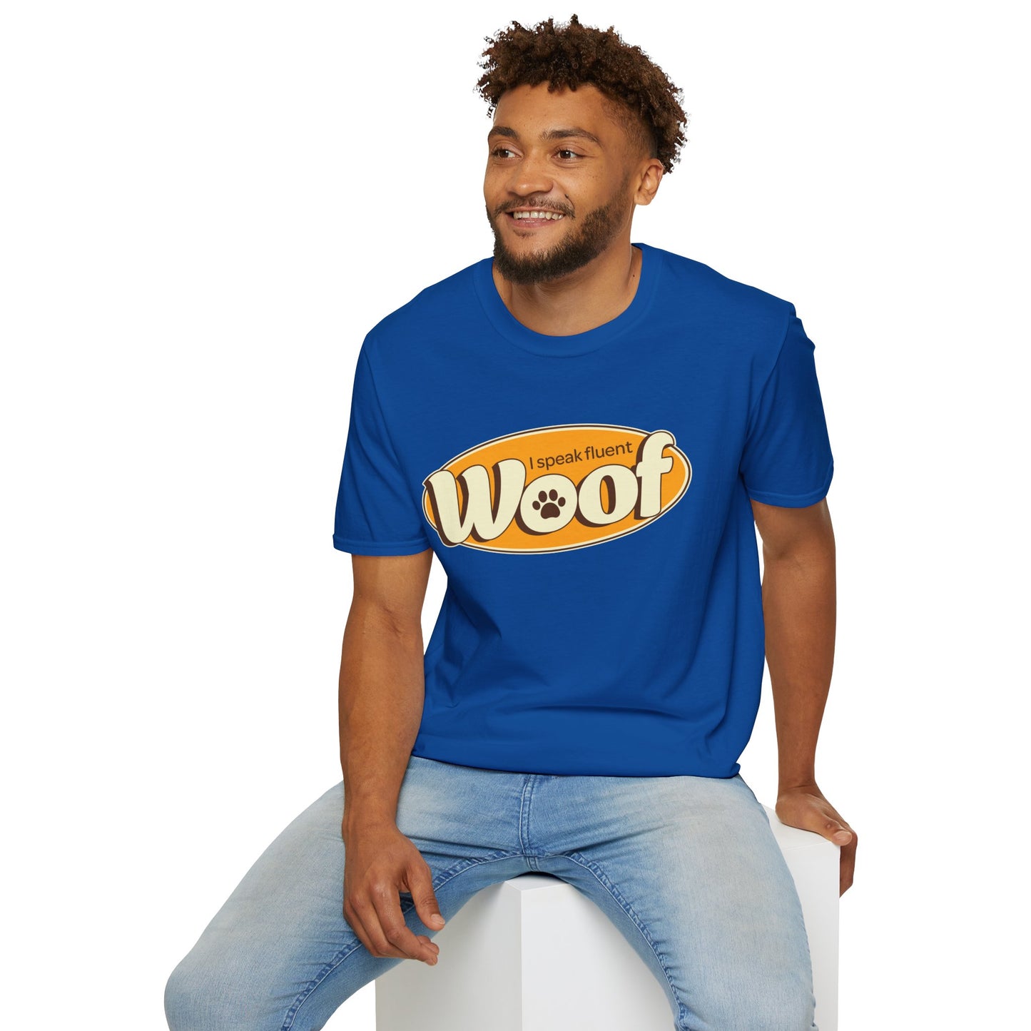 I Speak Fluent WOOF | Unisex Softstyle T-Shirt