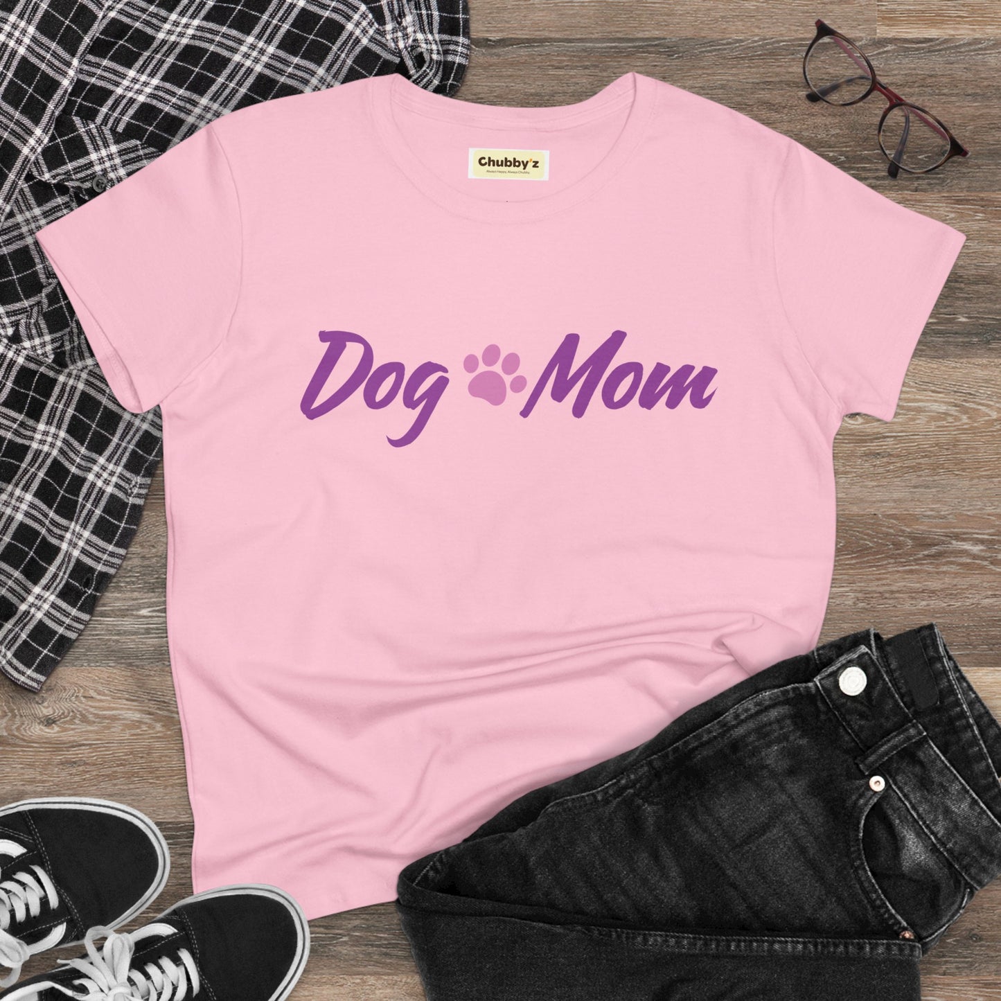 Dog Mom | Women's Midweight Cotton Tee