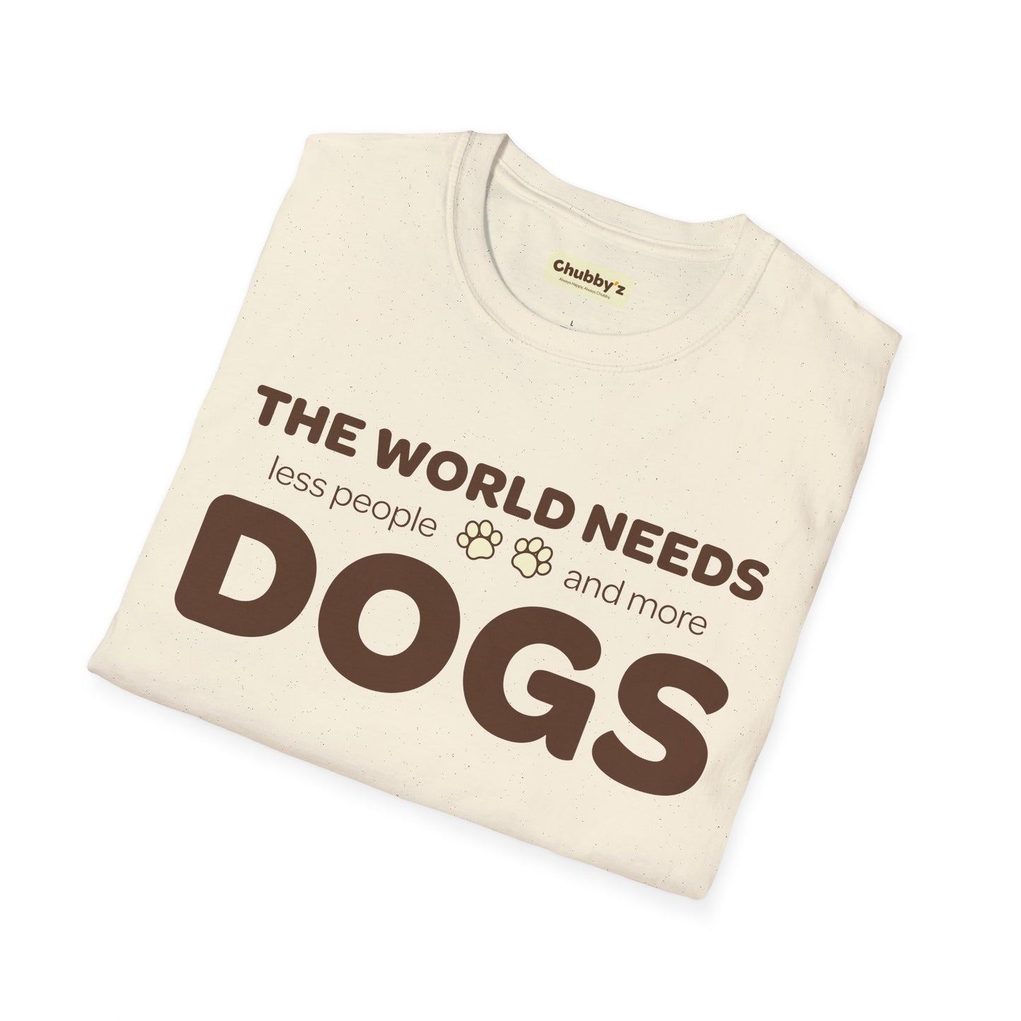 The world need more dogs | Unisex Softstyle T-Shirt