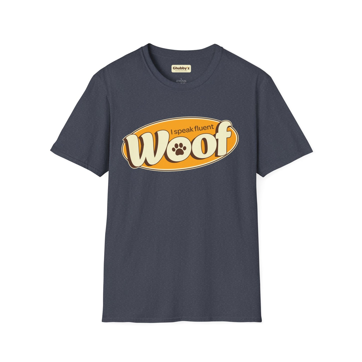 I Speak Fluent WOOF | Unisex Softstyle T-Shirt