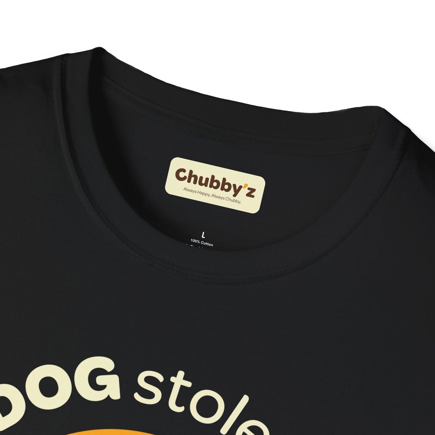 My dog stole my heart and my snacks | Unisex Softstyle T-Shirt