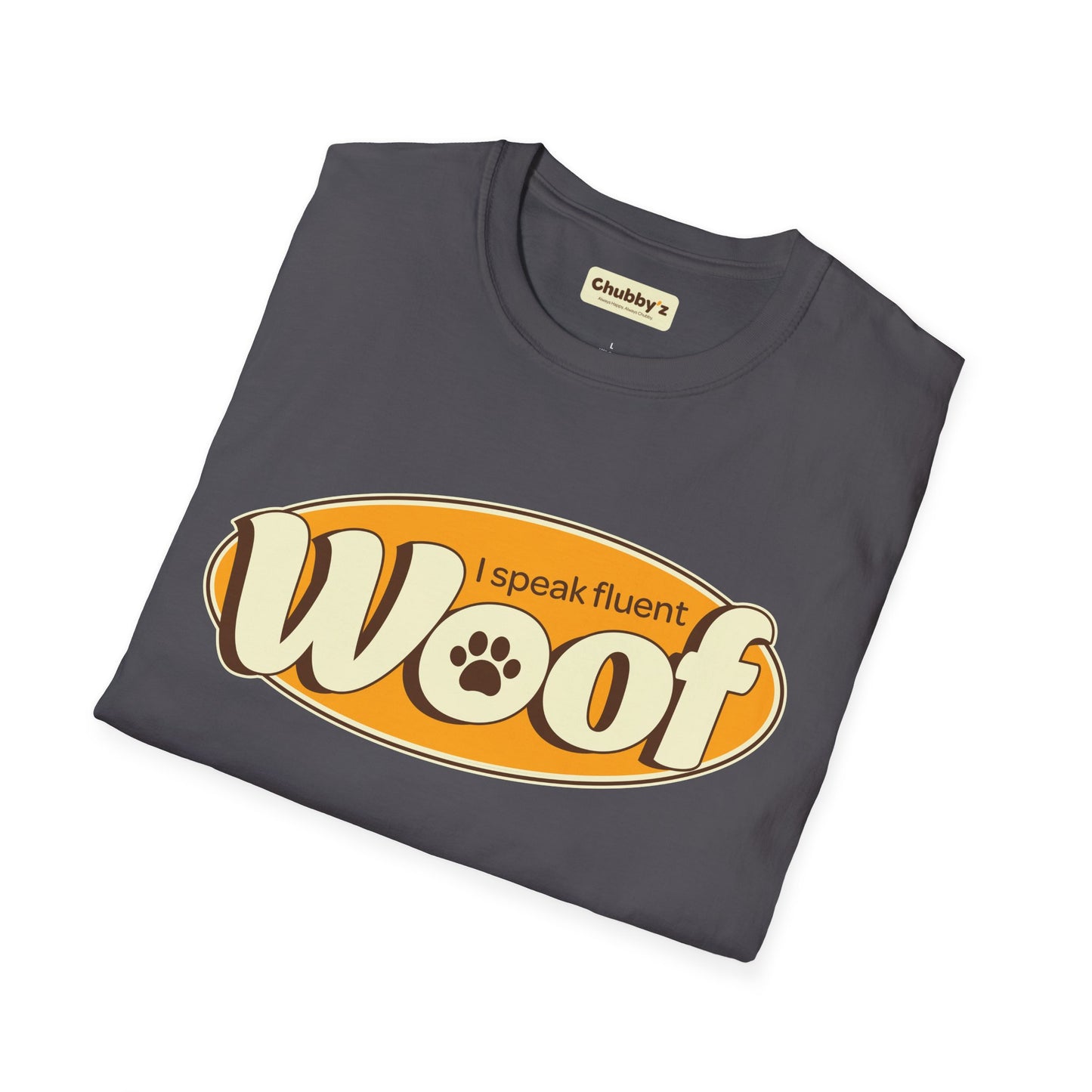 I Speak Fluent WOOF | Unisex Softstyle T-Shirt