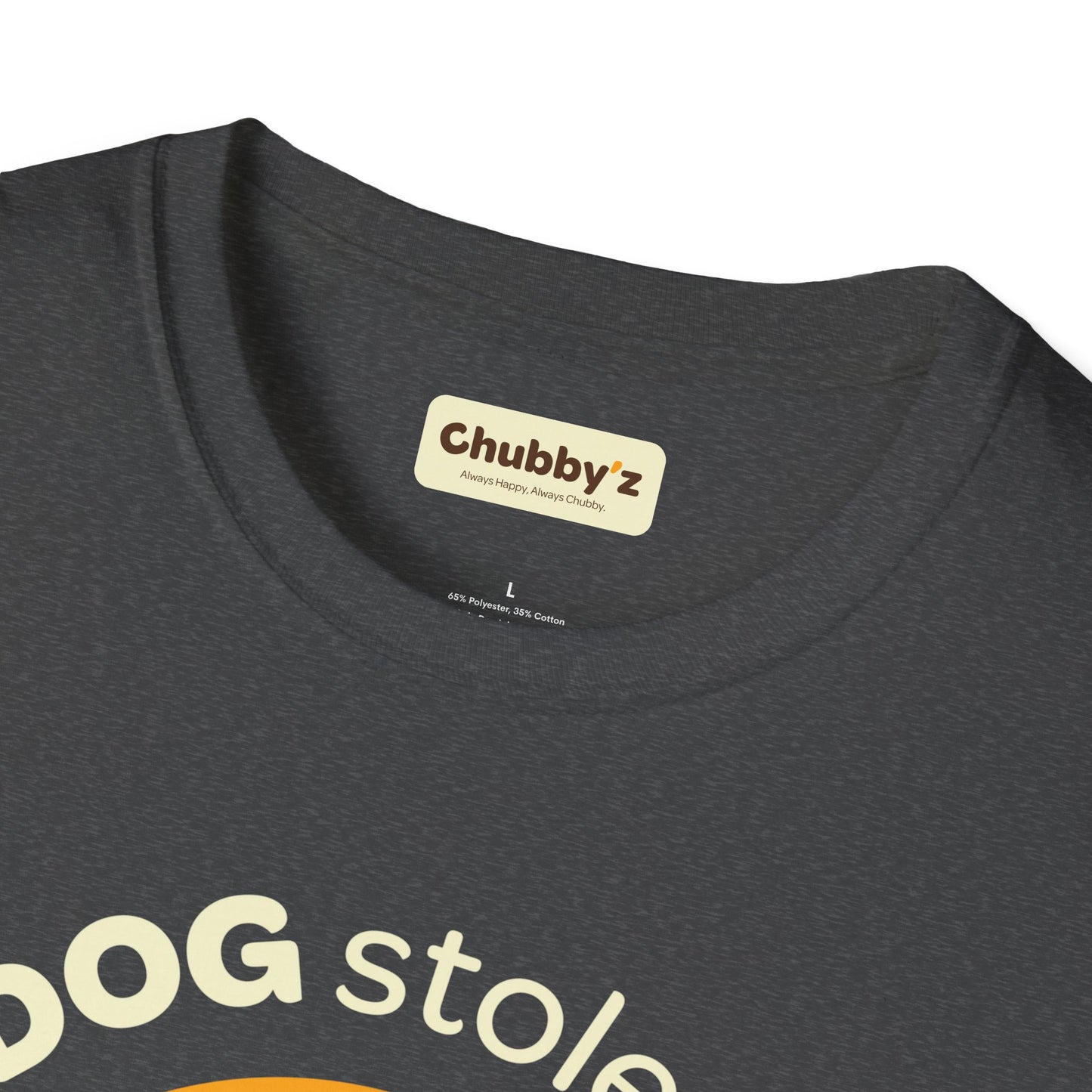 My dog stole my heart and my snacks | Unisex Softstyle T-Shirt