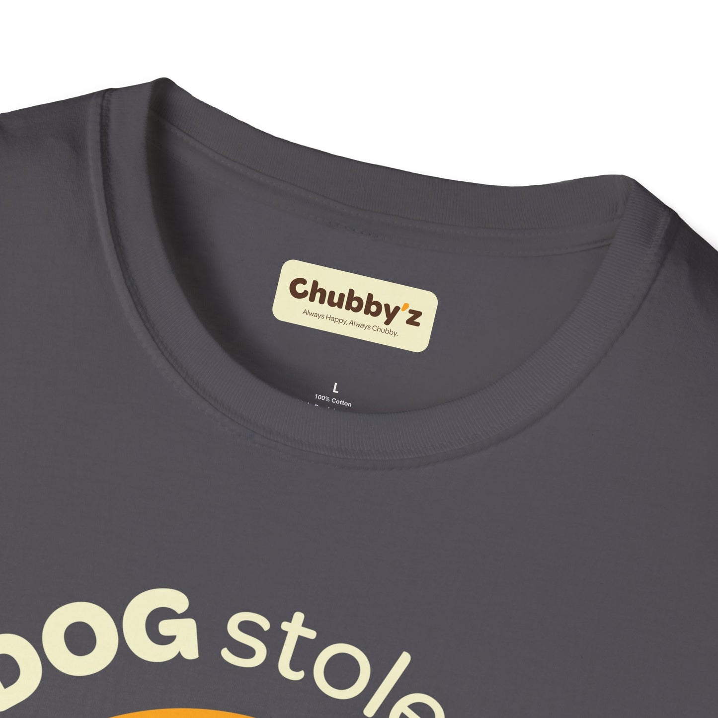 My dog stole my heart and my snacks | Unisex Softstyle T-Shirt