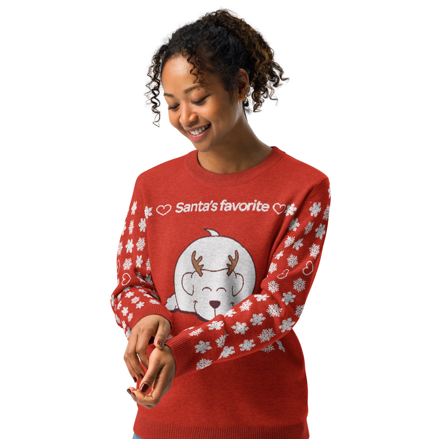 Santa's Favorite | Knitted crew neck sweater