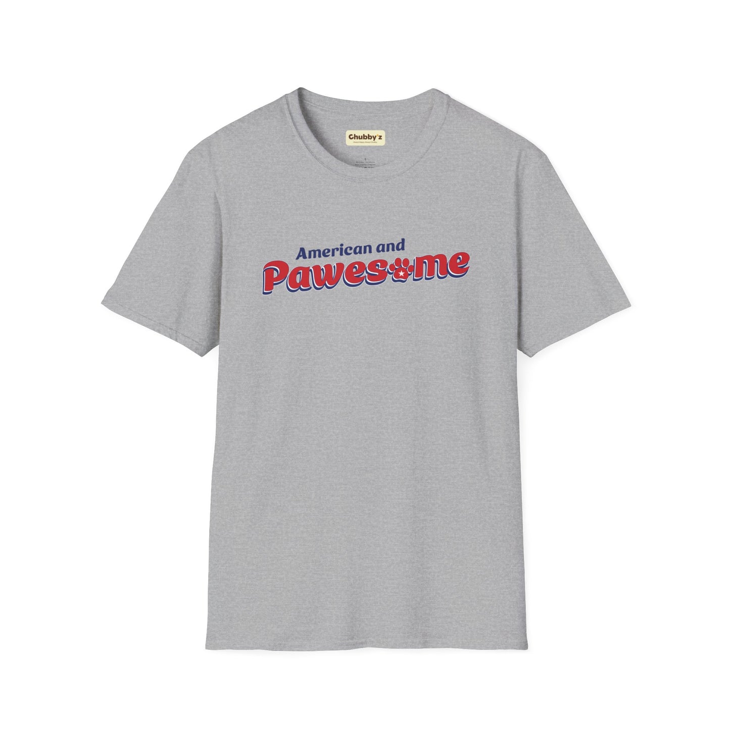 American and PAWESOME |  Unisex Softstyle T-Shirt