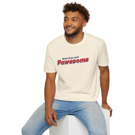 American and PAWESOME |  Unisex Softstyle T-Shirt