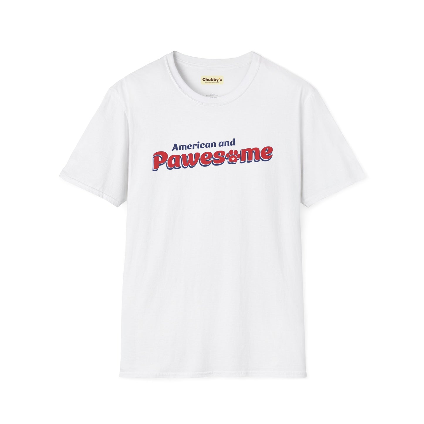 American and PAWESOME |  Unisex Softstyle T-Shirt