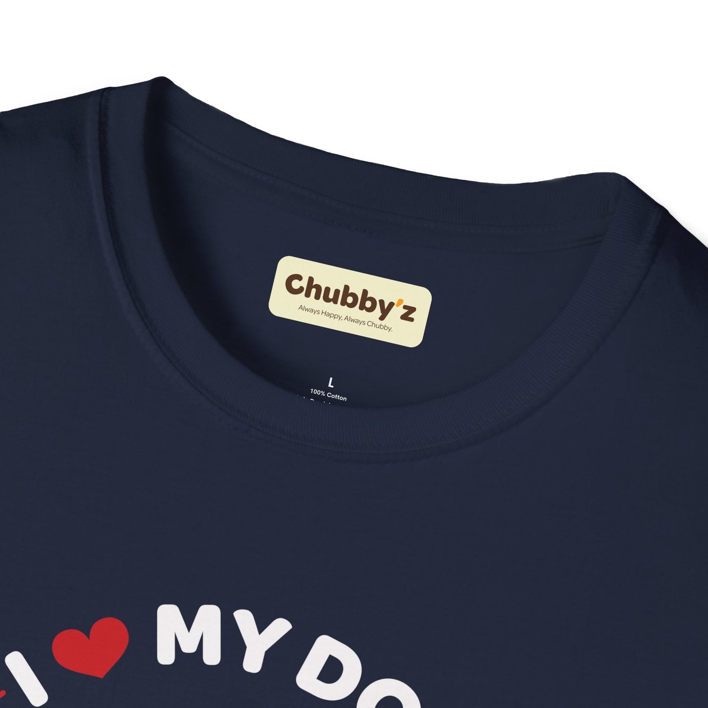 I Love My Dog & My Country | Unisex Softstyle T-Shirt