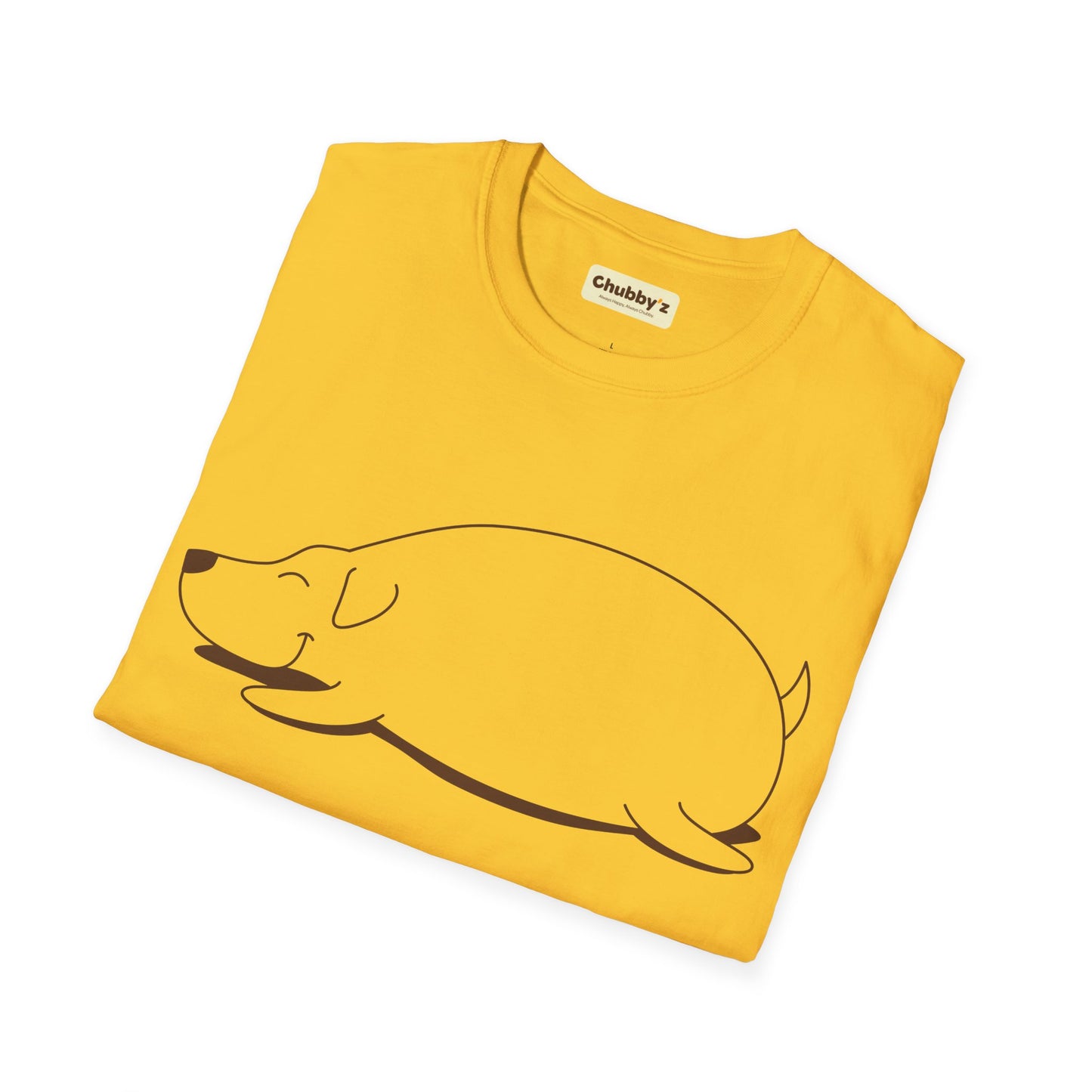 Outlined Chubby | Unisex Softstyle T-Shirt