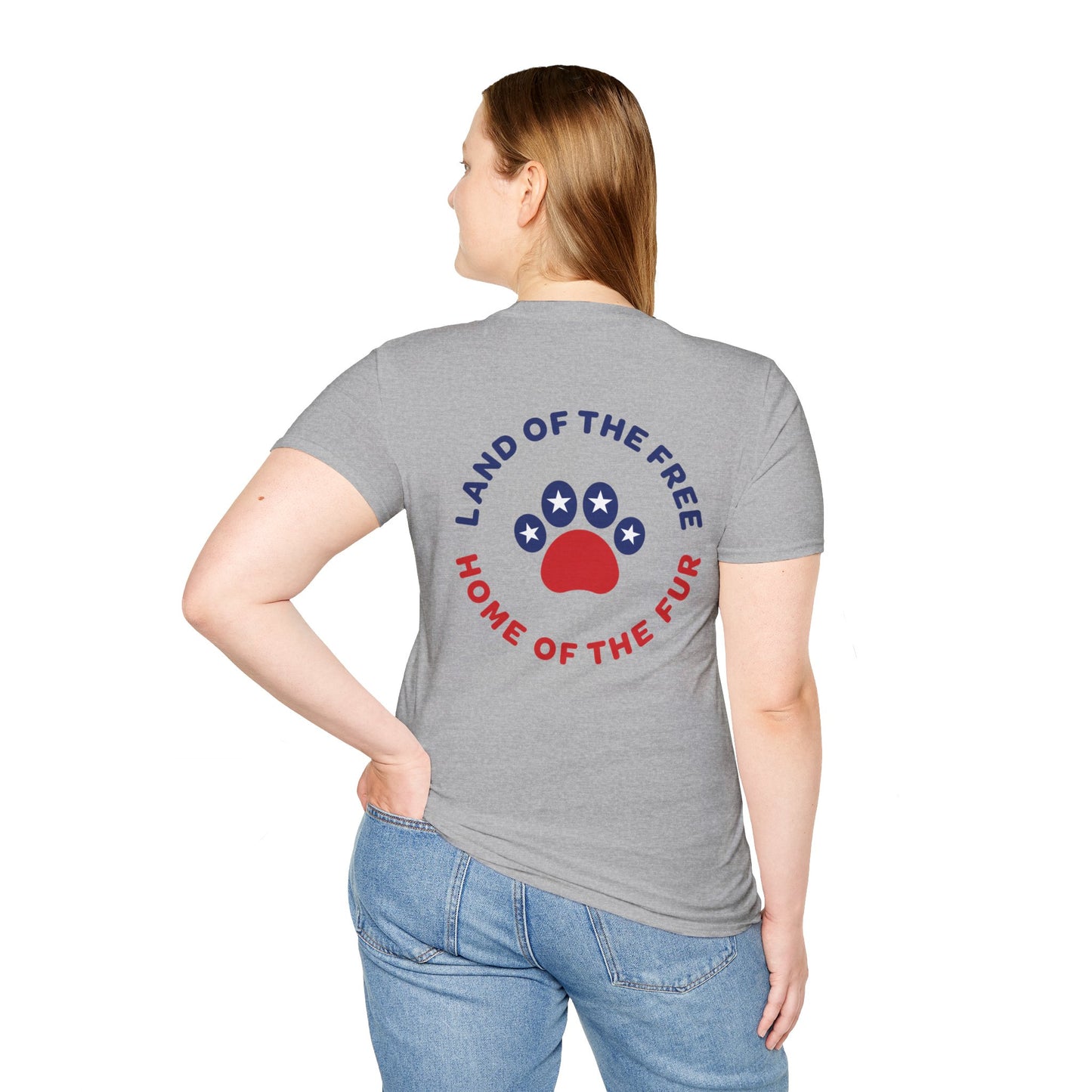 Home of the Fur - Double side | Unisex Softstyle T-Shirt