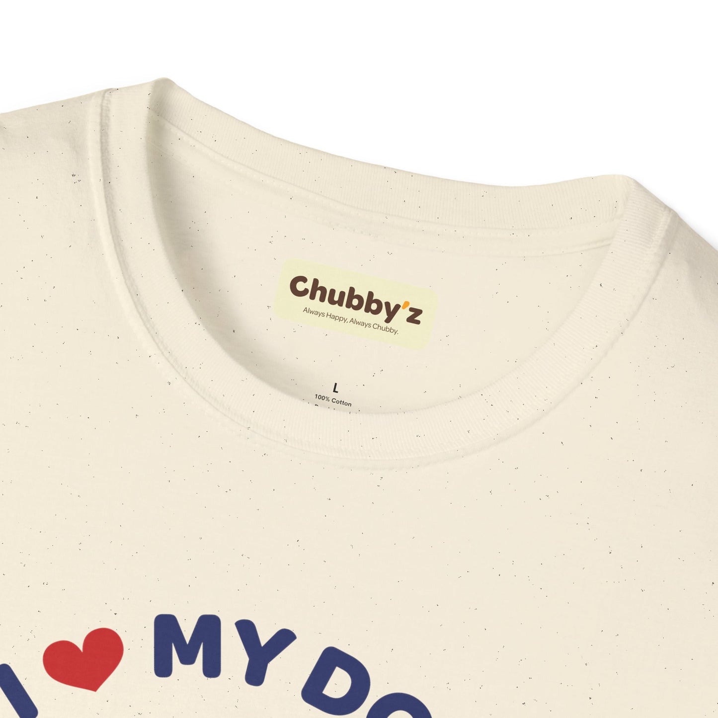 I Love My Dog & My Country |  Unisex Softstyle T-Shirt
