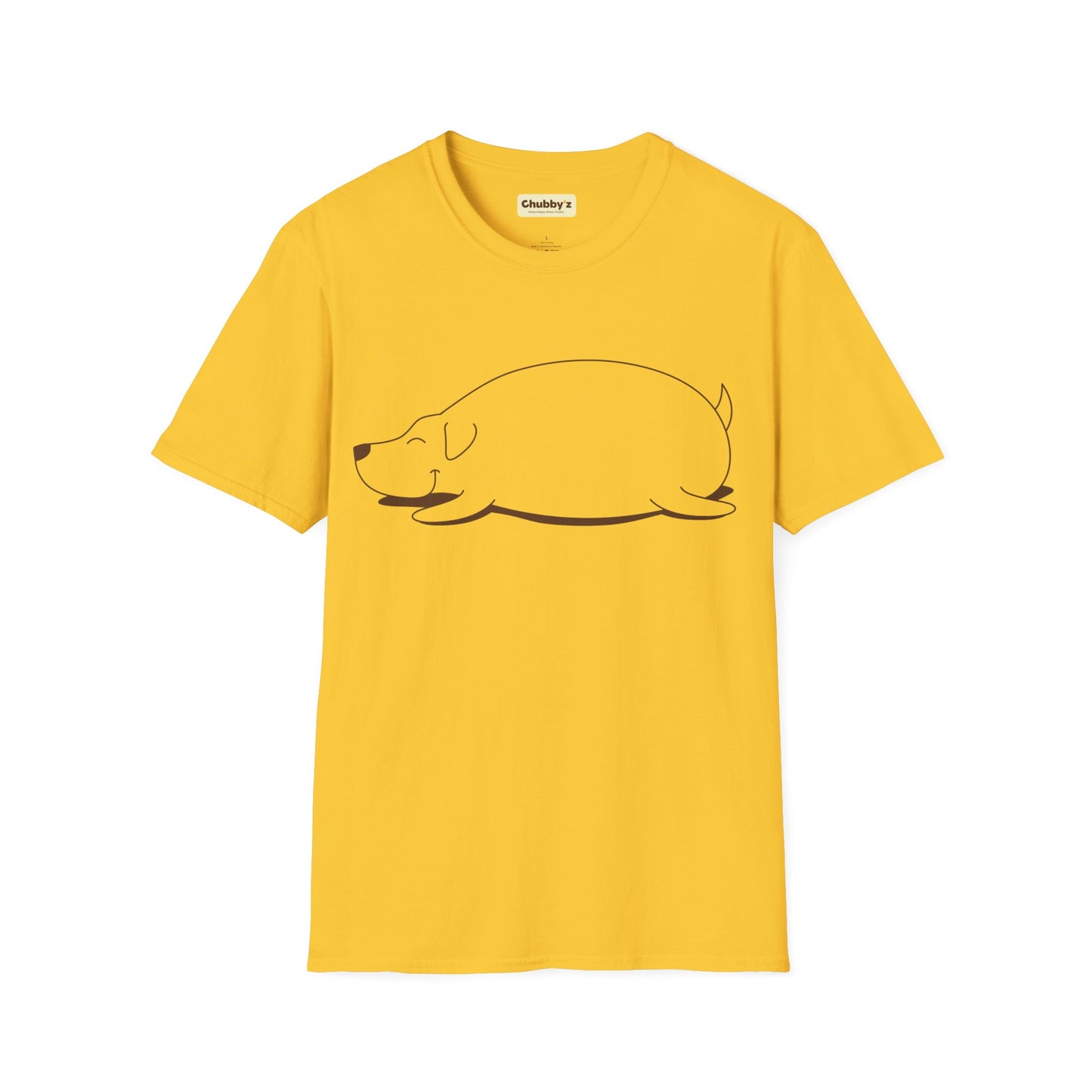 Outlined Chubby | Unisex Softstyle T-Shirt