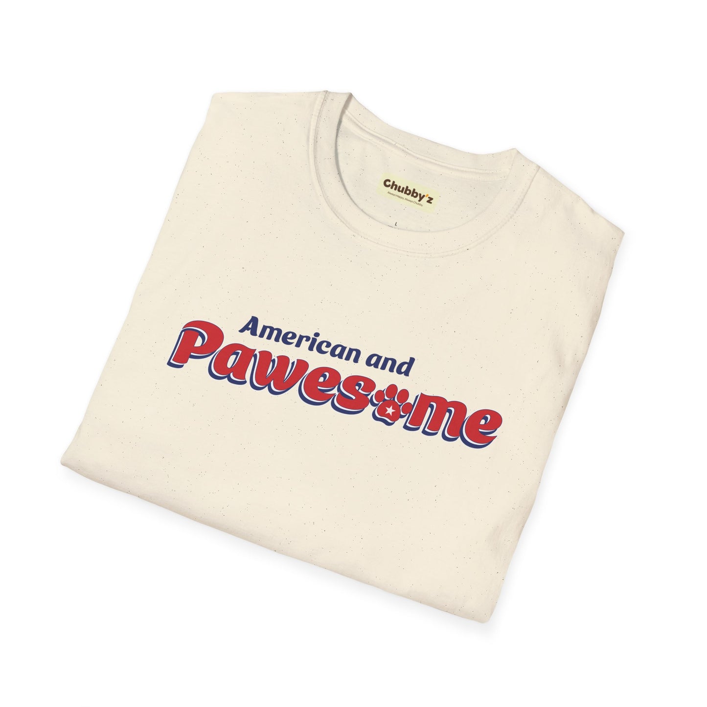 American and PAWESOME |  Unisex Softstyle T-Shirt