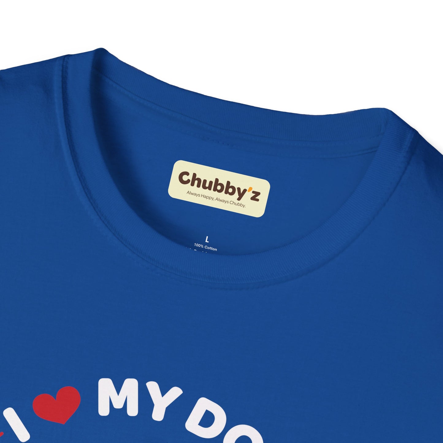 I Love My Dog & My Country | Unisex Softstyle T-Shirt