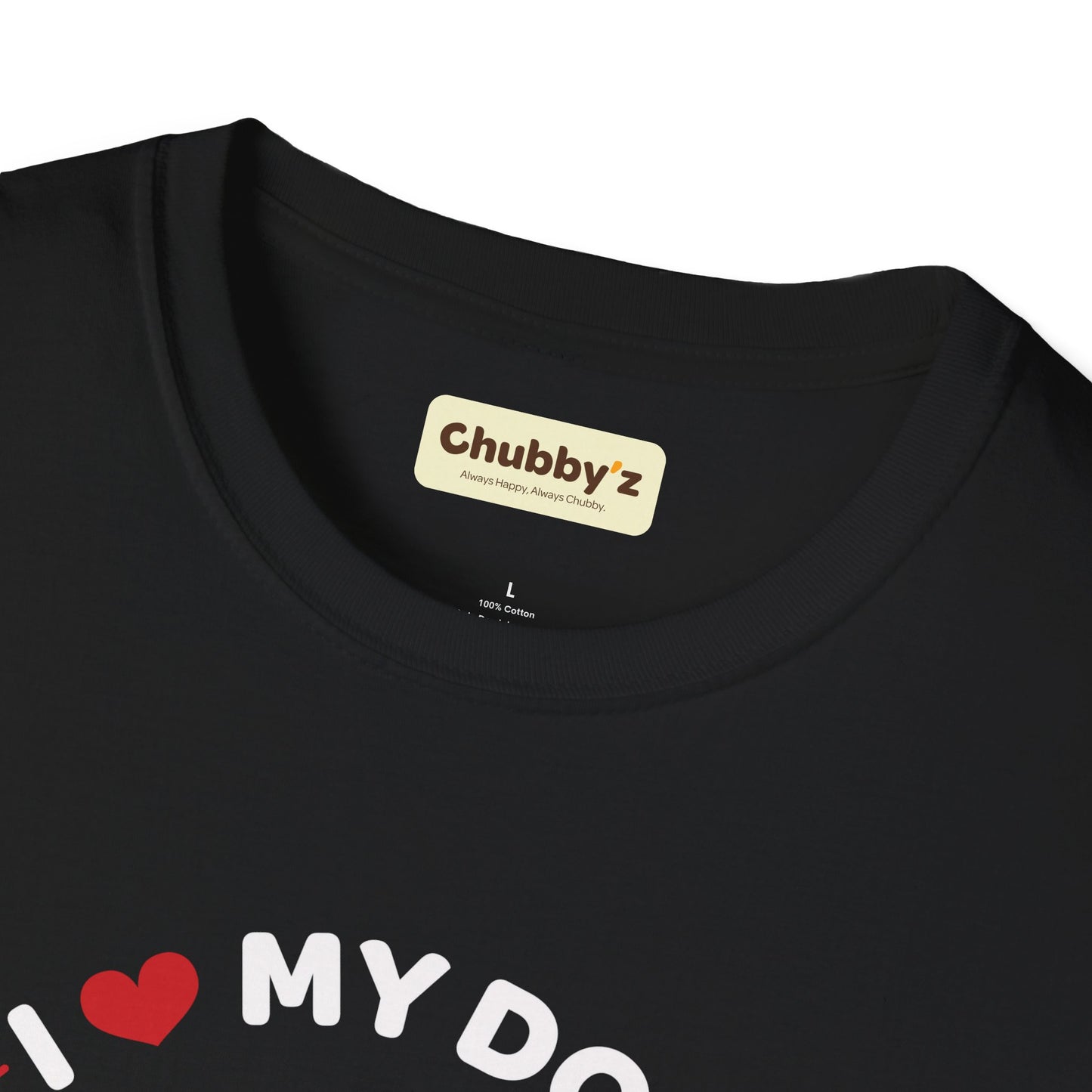 I Love My Dog & My Country | Unisex Softstyle T-Shirt