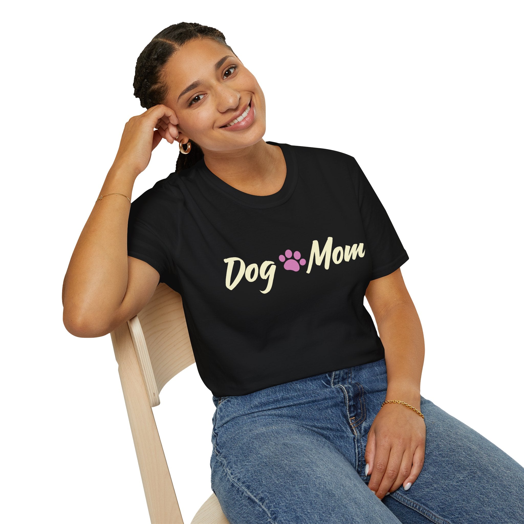Dog Mom | Unisex Softstyle T-Shirt – Chubby'z