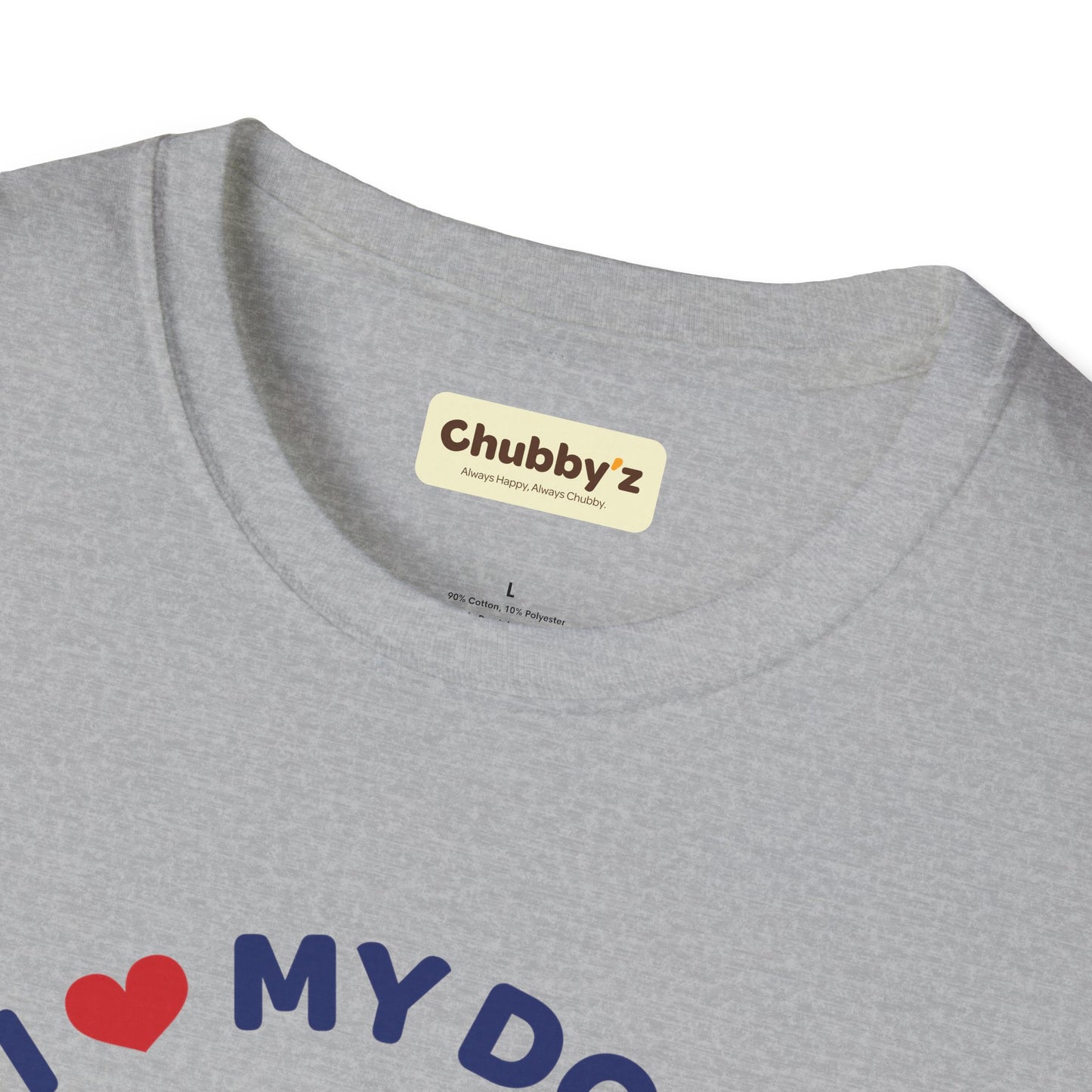 I Love My Dog & My Country |  Unisex Softstyle T-Shirt