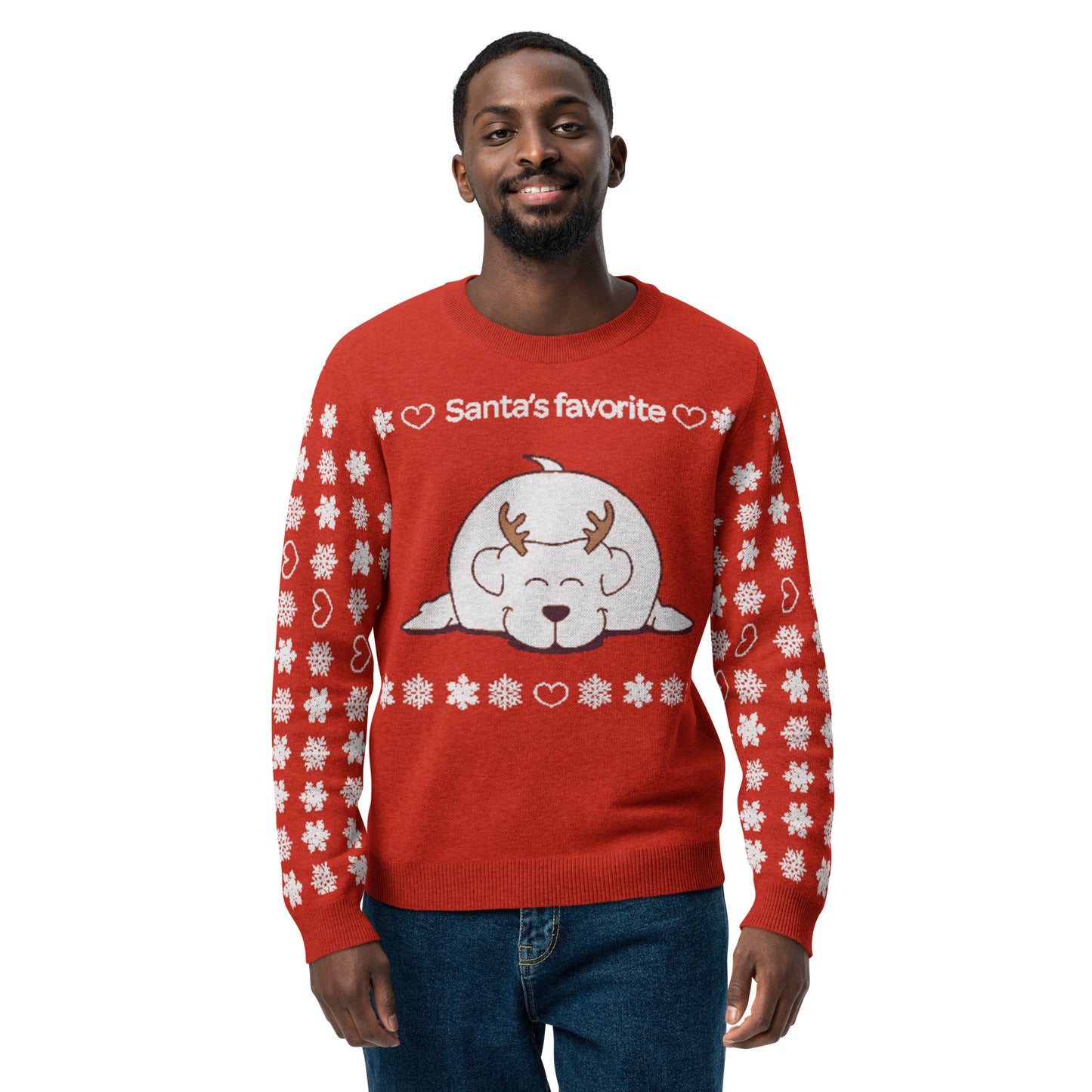 Santa's Favorite | Knitted crew neck sweater