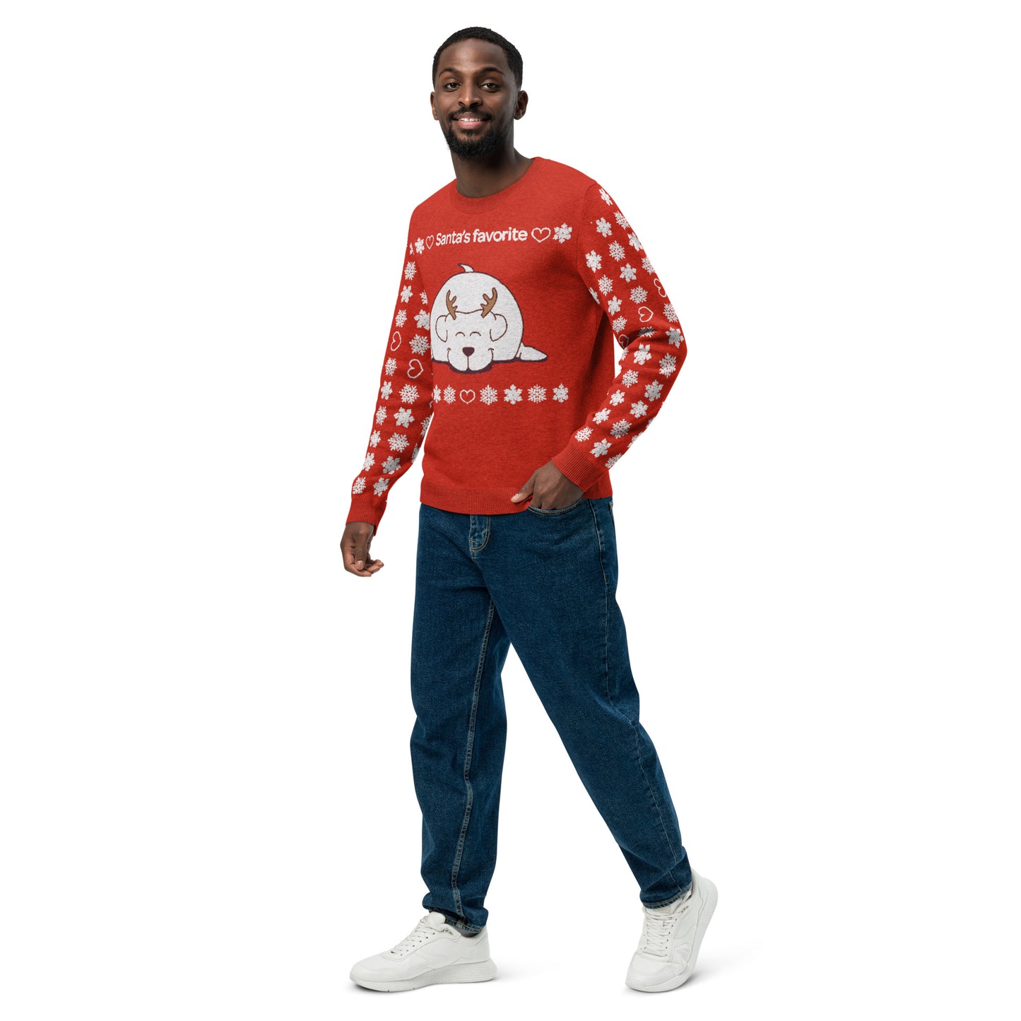 Santa's Favorite | Knitted crew neck sweater