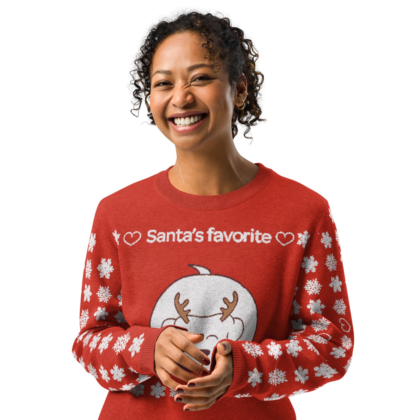 Santa's Favorite | Knitted crew neck sweater