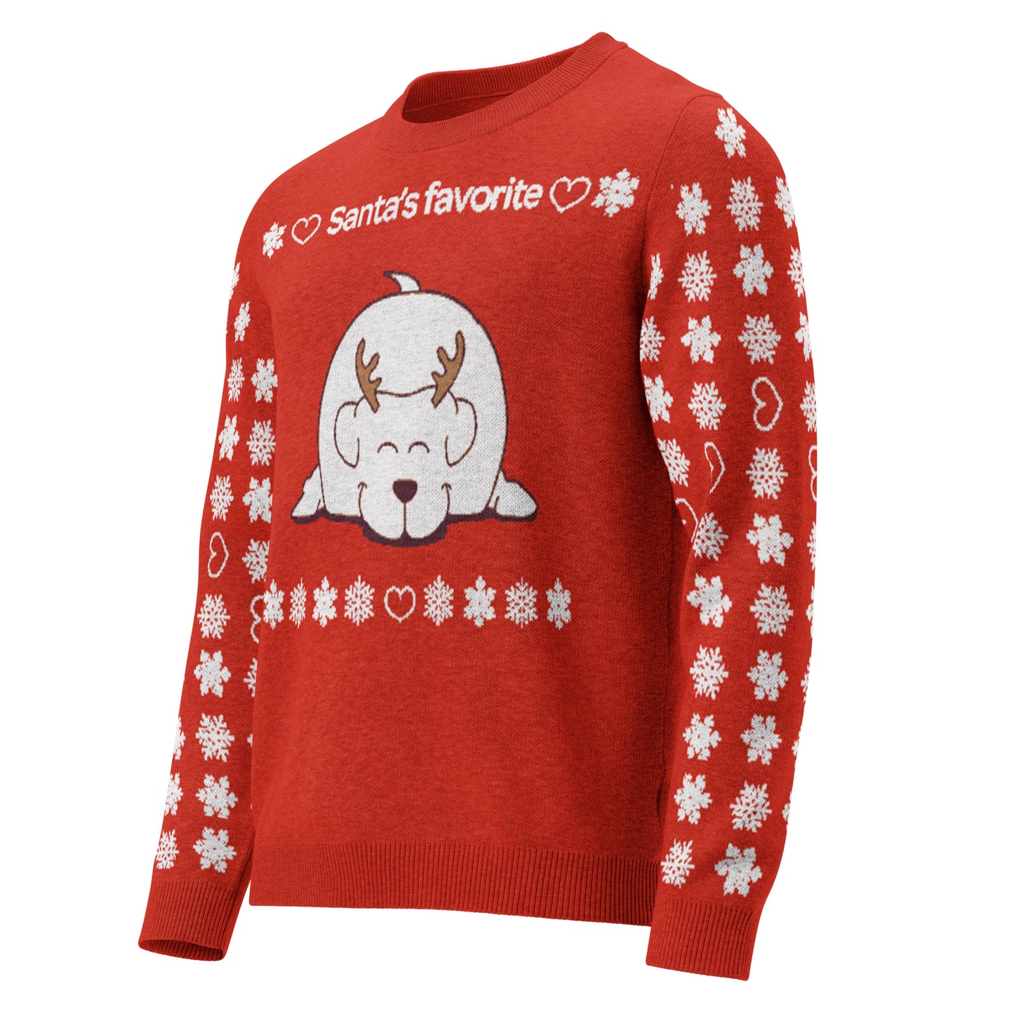 Santa's Favorite | Knitted crew neck sweater